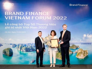 Vincom Retail xếp hạng 36 trong Top 50 thương hiệu giá trị nhất Việt Nam 2022