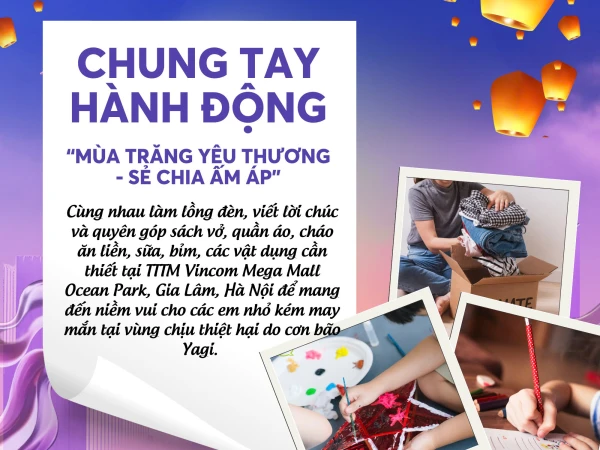 Sự kiện “MÙA TRĂNG YÊU THƯƠNG - SẺ CHIA ẤM ÁP”