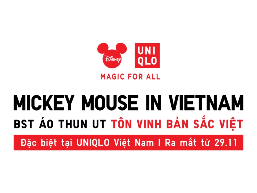 BỘ SƯU TẬP UT MICKEY MOUSE IN VIETNAM SẼ CHÍNH THỨC RA MẮT TỪ 29.11.2024