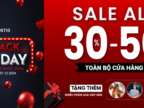 𝐁𝐋𝐀𝐂𝐊 𝐅𝐑𝐈𝐃𝐀𝐘 | BÃO SALE LỚN NHẤT NĂM TẠI PANTIO - SALE ALL 30% & 50 TOÀN BỘ CỬA HÀNG