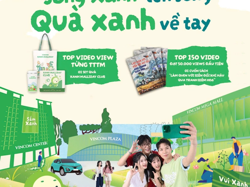 🌿 ĐĂNG VIDEO SỐNG XANH - RINH QUÀ XANH MALLIDAY 🌿