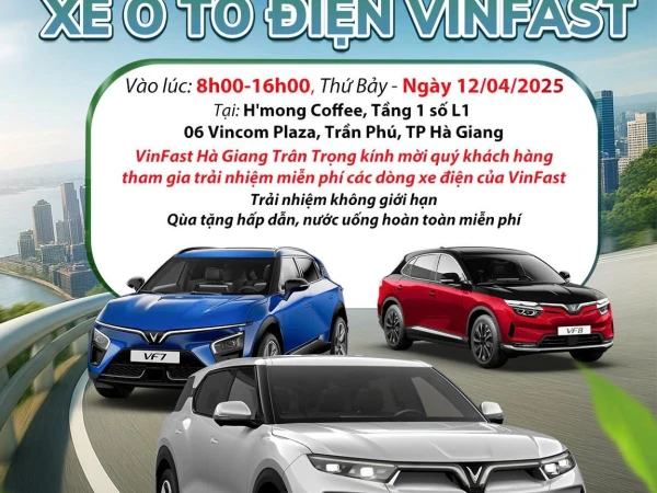 TRẢI NGHIỆM XE ĐIỆN VINFAST TẠI H'MONG COFFEE