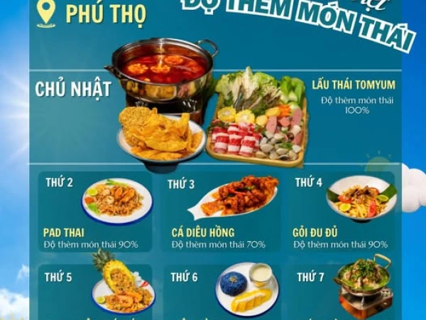 Thái ROD CHAD- Dự báo cơn thèm món Thái cả tuần