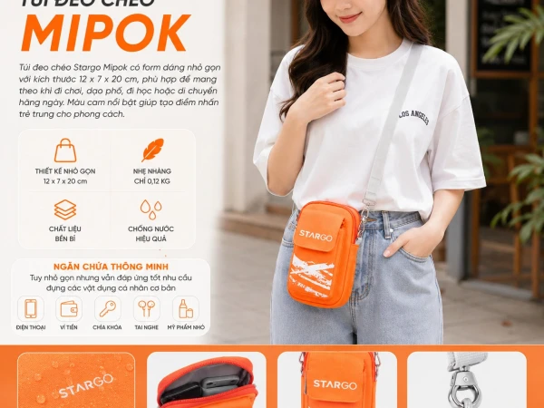 NEWARRIVALS -  TÚI ĐEO CHÉO STARGO MIPOK TẠI SAKOS