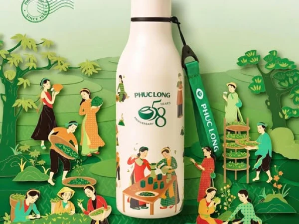PHIÊN BẢN GIỚI HẠN 🔥 – BÌNH GIỮ NHIỆT PHÚC LONG 58 NĂM