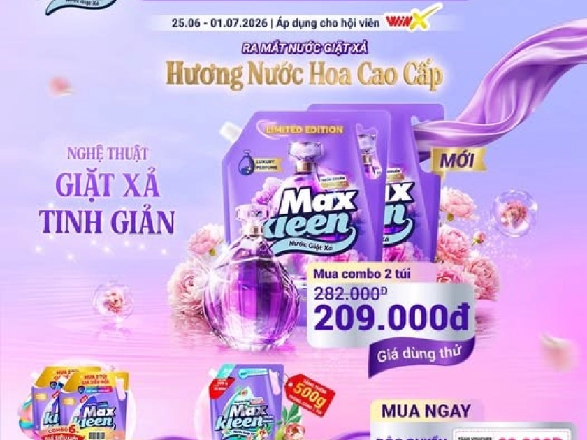 📣MỪNG MAXKLEEN RA MẮT SIÊU PHẨM - DEAL TỐT, CHỐT NGAY🤑