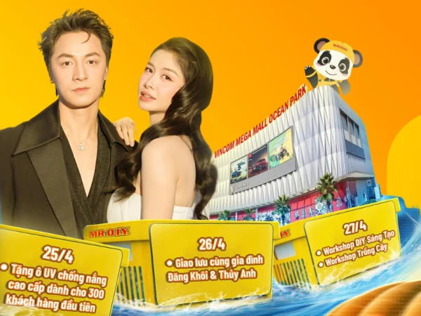 MR.DIY GỬI LỜI CHÀO “THÀNH PHỐ BIỂN HỒ” OCEAN PARK