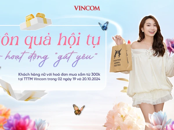 MUÔN QUÀ HỘI TỤ - BAO HOẠT ĐỘNG GẤC IUUU TẠI VINCOM PLAZA TRÀ VINH