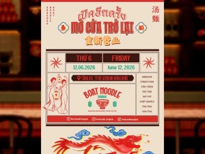 YES, WE ARE OPEN - Boat Noodle Vincom Đồng Khởi