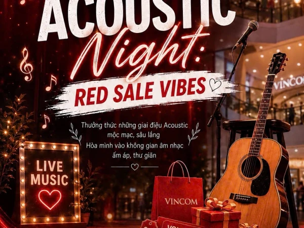 🎶 ACOUSTIC NIGHT – RED SALE VIBES 🎶