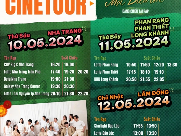 Cinetour Lật Mặt 7 tại Lotte Cinema Phan Rang ngày 11.05.2024