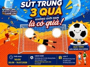 ⚽ THỬ TÀI SÚT BÓNG – RINH QUÀ CỰC CHẤT TẠI VINCOM PLAZA CẨM PHẢ! 🎁