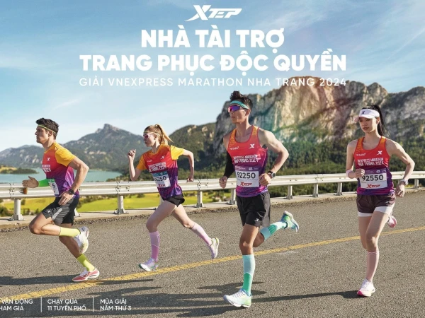 ÁO THI ĐẤU GIẢI VNEXPRESS MARATHON NHA TRANG 2024 CÙNG XTEP