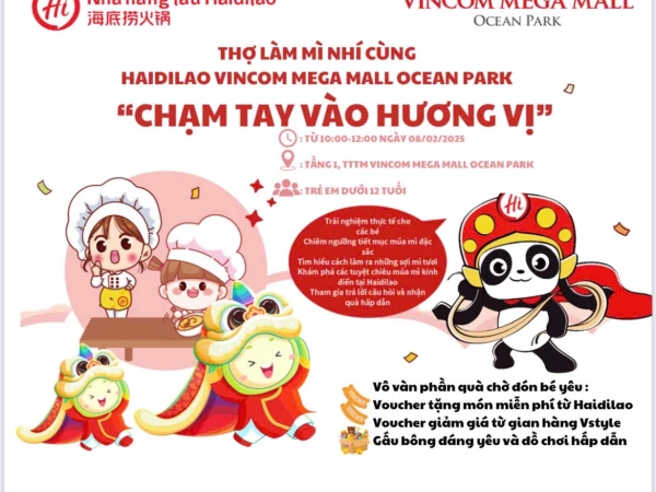 🍜 CÙNG BÉ KHÁM PHÁ NGHỆ THUẬT “CHẠM TAY VÀO HƯƠNG VỊ” TẠI HAIDILAO OCEAN PARK! 🍜