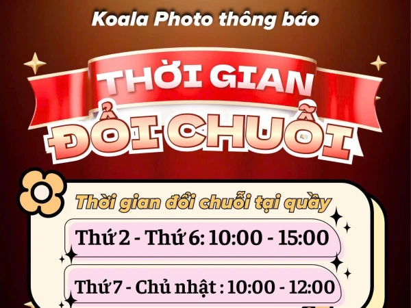 📢 THÔNG BÁO THỜI GIAN ĐỔI CHUỖI – CHƯƠNG TRÌNH TÍCH CHUỖI ĐỔI QUÀ🔥