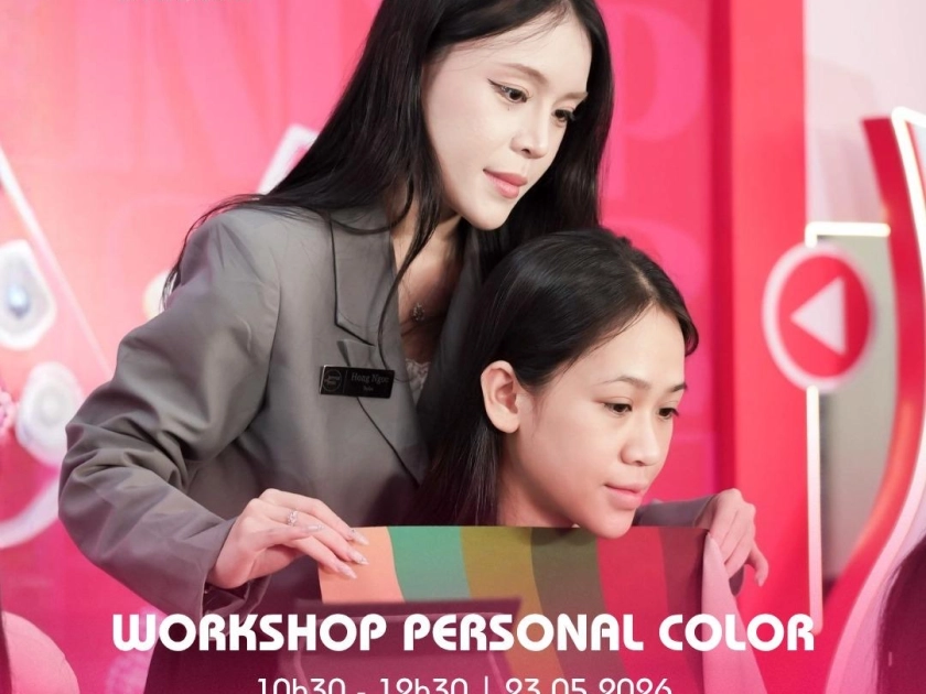 Workshop personal color dành riêng cho khách hàng của Vincom Center Bà Triệu