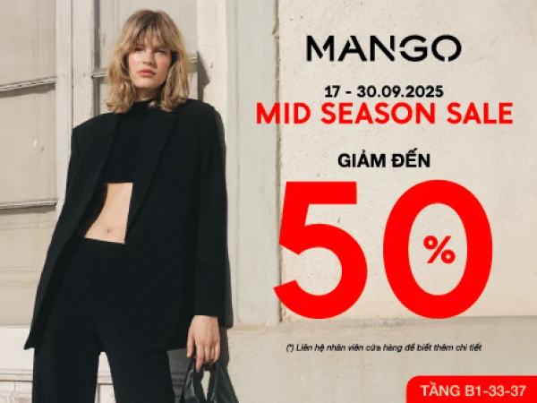 MANGO MID SEASON SALE – UP TO 50% ✨