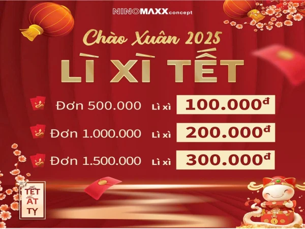 🎉 CHÀO XUÂN 2025 – LÌ XÌ TẾT, RƯỚC LỘC ĐẦU NĂM! 🎉