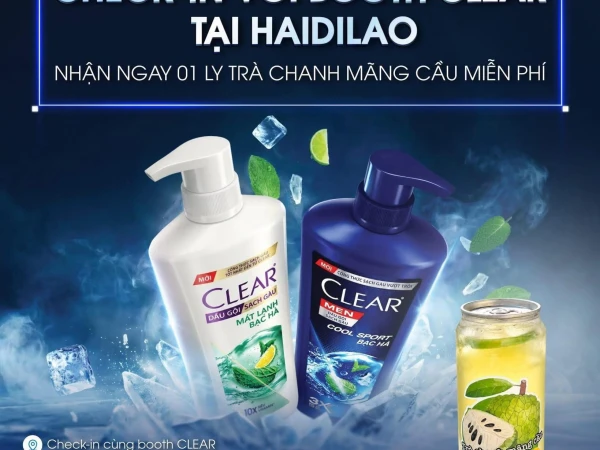 “BẮT TÍN HIỆU MÁT LẠNH” CÙNG CLEAR x HAIDILAO – CHECK-IN NHẬN QUÀ HÈ CỰC COOL