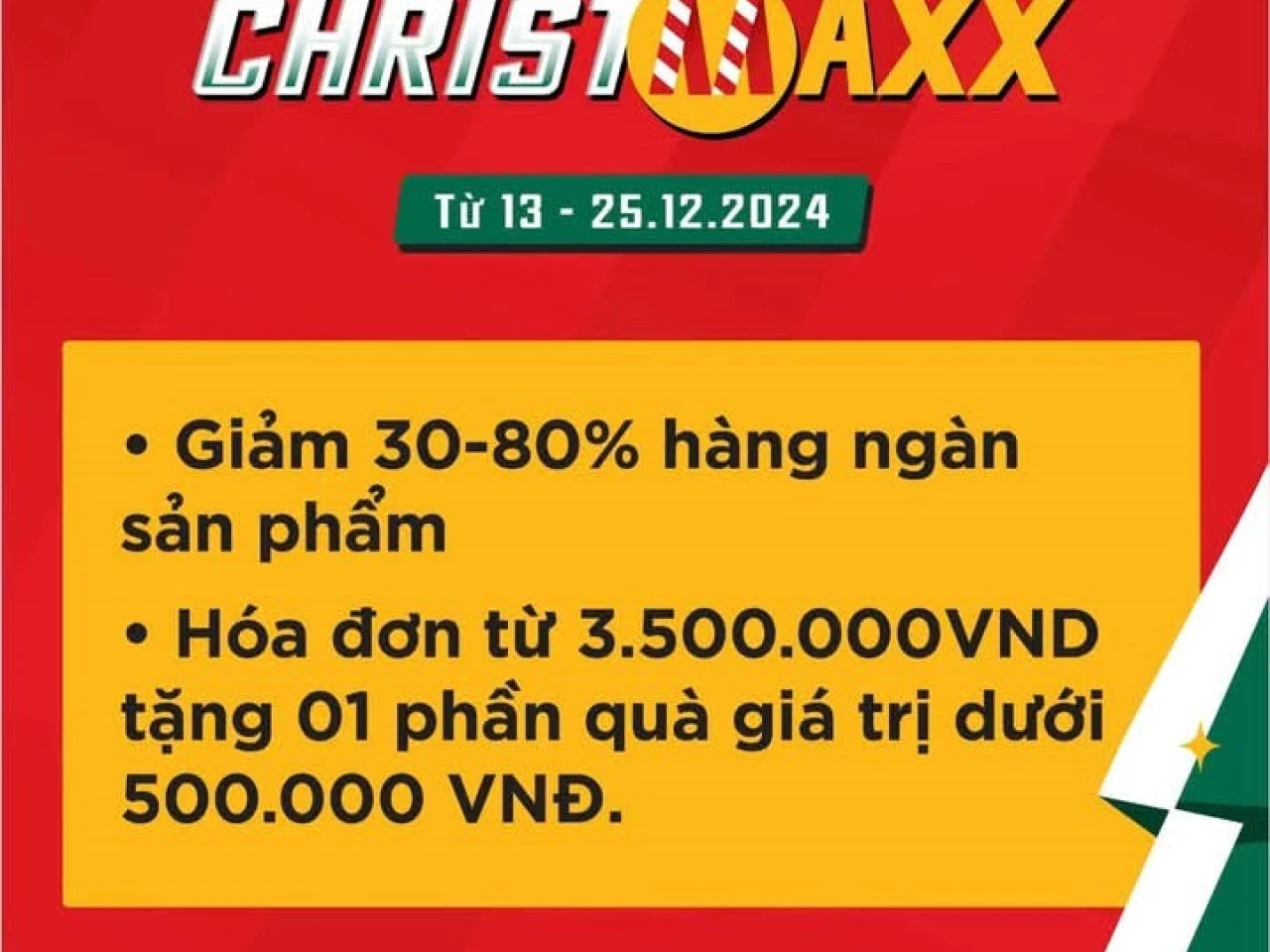 MERRY CHRISTMAXX - GIÁNG SINH AN LÀNH CÙNG MAXXSPORT