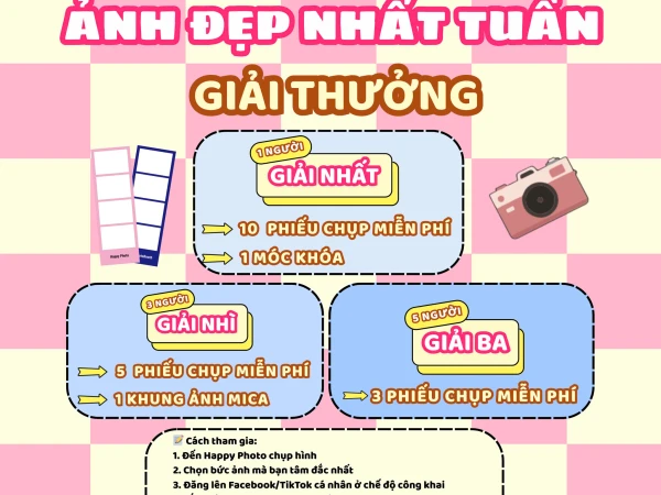 Happy Photo- Cuộc thi ảnh đẹp nhất tuần