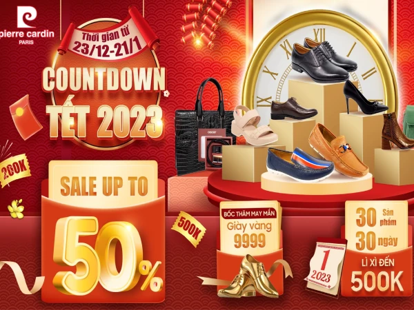 Countdown Tết 2023, Săn Hot Items ưu đãi giảm sâu nhất trong năm với Pierre Cardin shoes