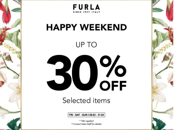 FURLA - HAPPY WEEKEND - UP TO 30%