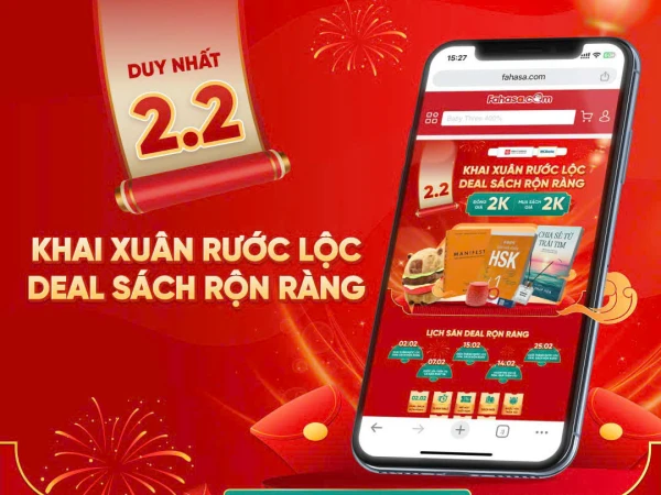 FAHASA - 💥02.02 - KHAI XUÂN RƯỚC LỘC, DEAL SÁCH RỘN RÀNG💥