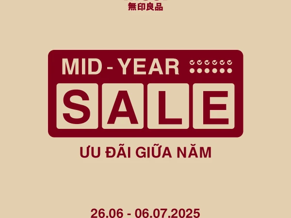 MUJI chào bạn đến với “Mid-year SALE”