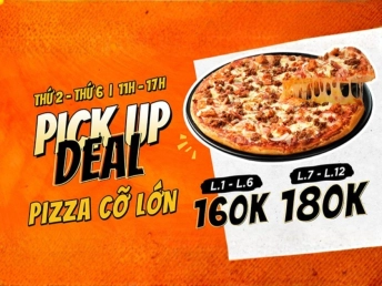 AL FRESCO'S DEAL NGON GIỜ VÀNG – PIZZA LỚN CHỈ TỪ 160K