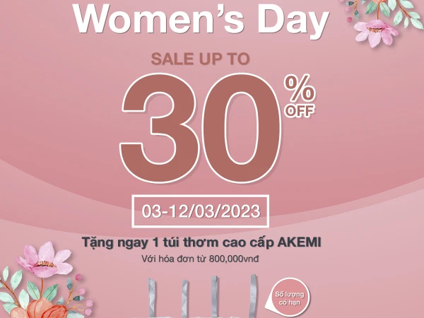 Akemi Uchi | Happy Women's Day - Tặng ngay túi thơm cao cấp
