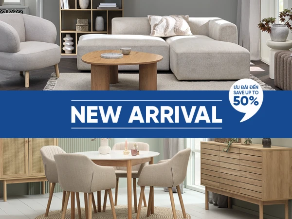 [NEW ARRIVAL] LÀM MỚI KHÔNG GIAN CÙNG XU HƯỚNG MÀU SẮC 2026 – ƯU ĐÃI ĐẾN 50%