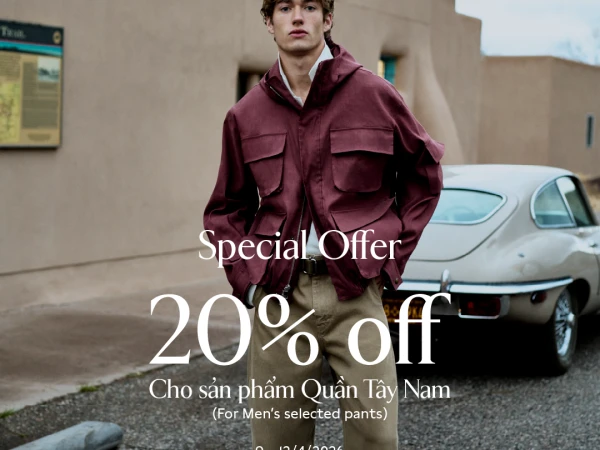 BANANA REPUBLIC | Ưu Đãi 20% – Quần Tây Nam Thanh Lịch