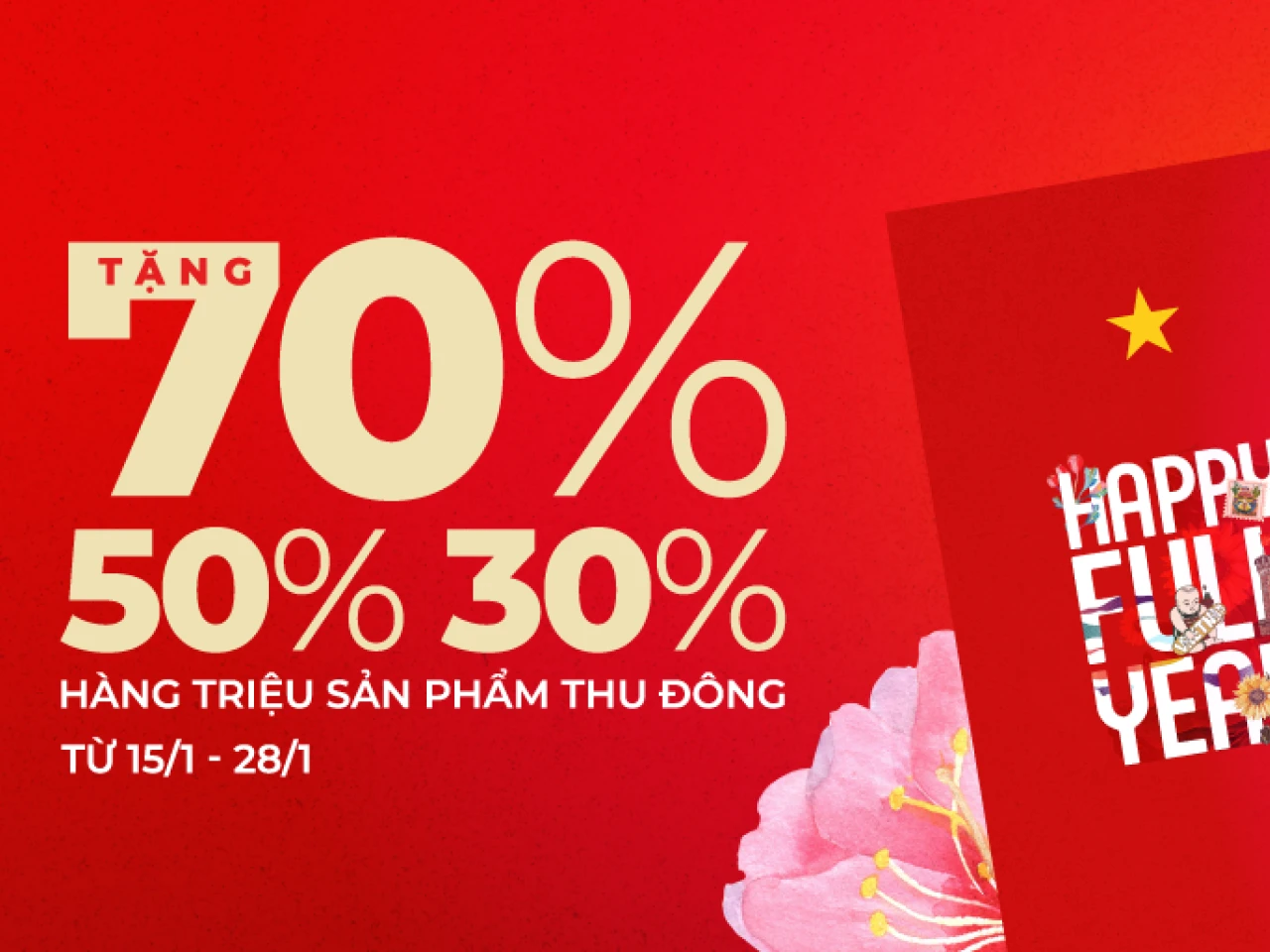 🌸 CANIFA MẶC ĐẸP ĐÓN TẾT – GIẢM ĐẾN 70% HÀNG TRIỆU SẢN PHẨM