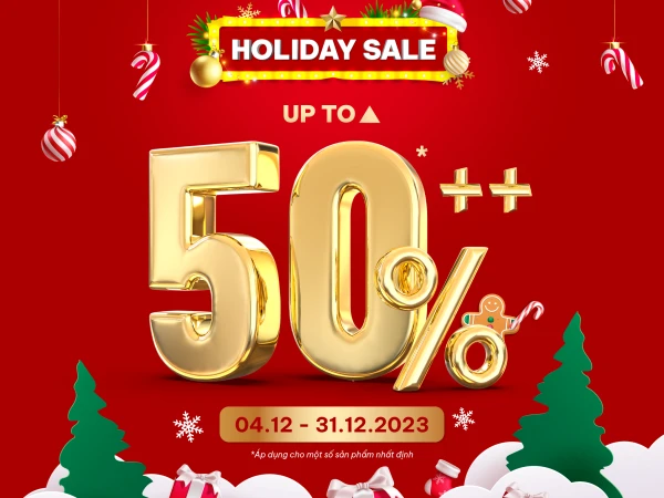 HOLIDAY SALE UP TO 50%++ TẠI MẮT VIỆT
