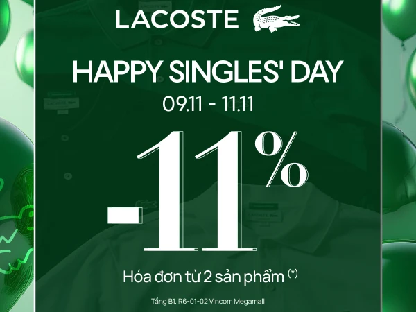 #Lacoste | Celebrate Singles' Day In Style 💗