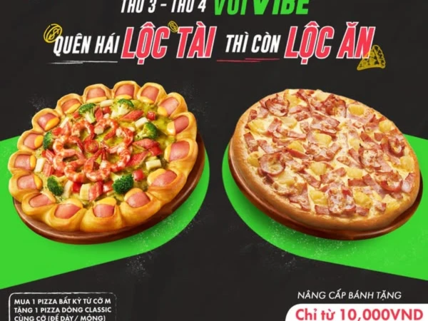 KHUYẾN MÃI NGẬP TRÀN CÙNG THE PIZZA COMPANY