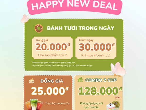 HAPPY NEW DEAL - NĂM MỚI DEAL MỚI