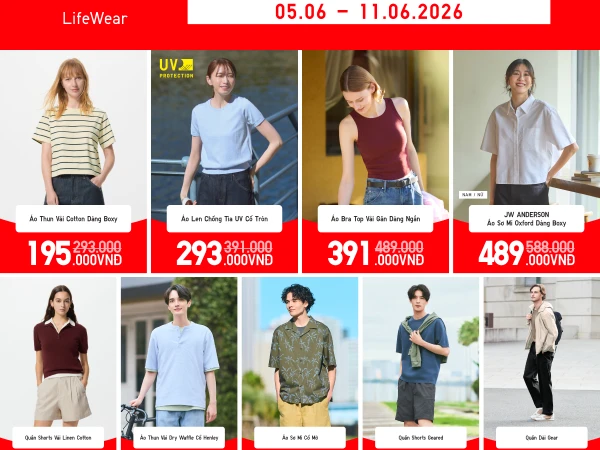 THOẢI MÁI ĐÓN HÈ CÙNG KHUYẾN MÃI CÓ HẠN TỪ 195.000VNĐ