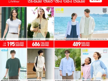 HÀNG LOẠT SẢN PHẨM ĐƯỢC YÊU THÍCH CHO CẢ GIA ĐÌNH ĐƯỢC ÁP DỤNG GIÁ ƯU ĐÃI TỪ 195.000VNĐ