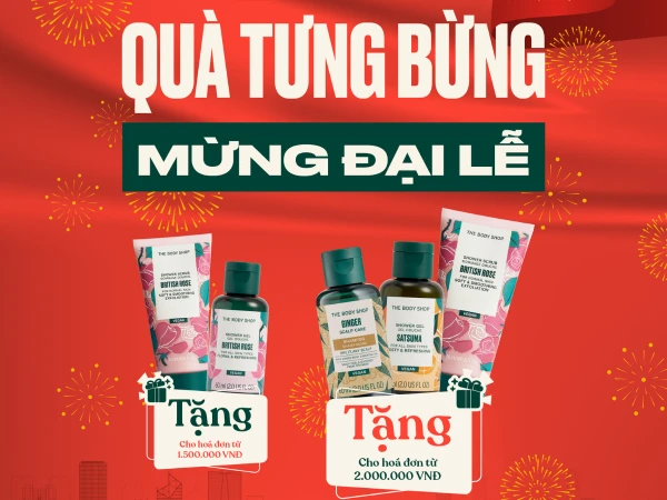 ĐẠI LỄ RỘN RÀNG, NHẬN QUÀ NGẬP TRÀN CÙNG THE BODY SHOP ✨