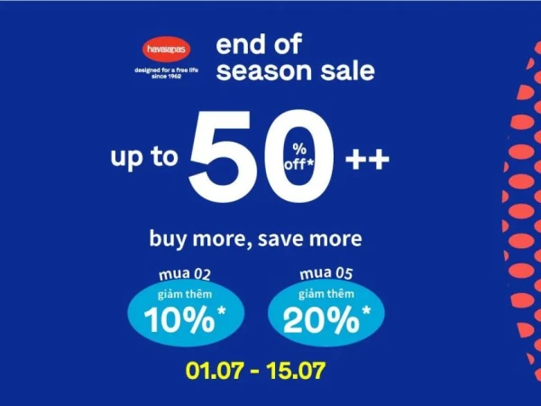 Havaianas | End of Season sale up to 50% ++