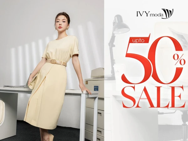 Mùa thu thêm ngọt ngào cùng với chương trình SALE UPTO 50% từ IVY moda!