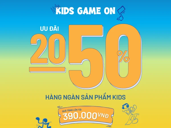 ☀️ LI-NING KIDS GAME ON – ƯU ĐÃI 20-50%, SẴN SÀNG CÙNG CON TẬN HƯỞNG MÙA HÈ ☀️