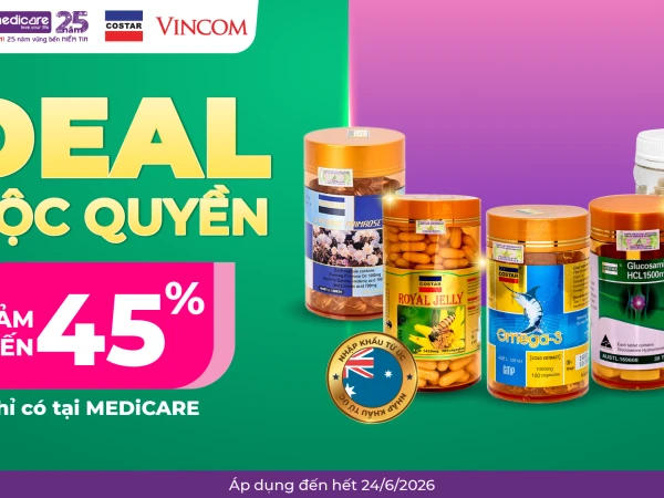 DEAL ĐỘC QUYỀN - CHỈ CÓ TẠI MEDiCARE