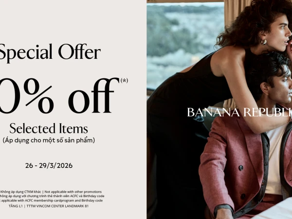 BANANA REPUBLIC | Ưu Đãi Đặc Biệt – 20% OFF