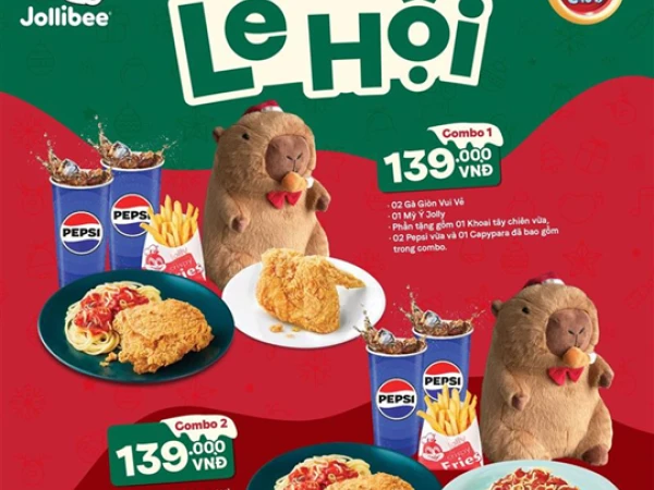 COMBO LỄ HỘI 139K – NHẬN NGAY GẤU BÔNG JOLLIBEE 🥳