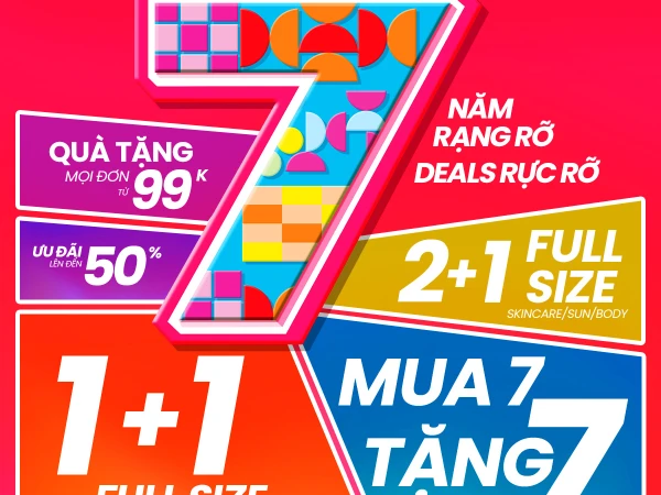 🎂7 NĂM RẠNG RỠ – DEALS RỰC RỠ CÙNG BEAUTY BOX!🎂
