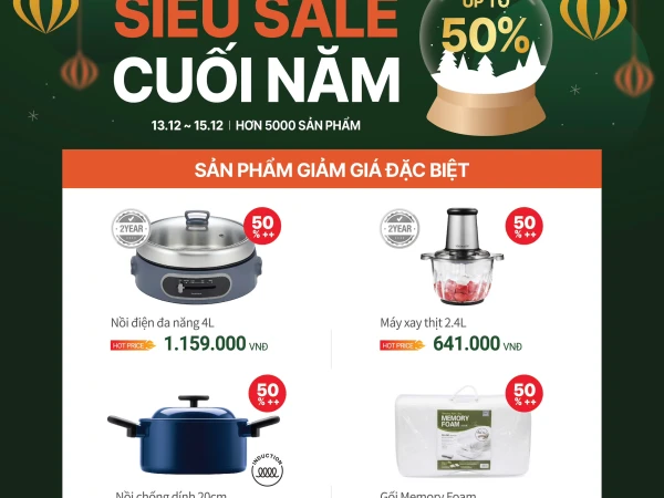 LocknLock x Vincom Mỹ Tho| SIÊU SALE CUỐI NĂM - BÙNG NỔ MUA SẮM