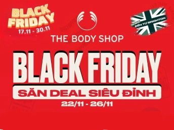 THE BODY SHOP - BLACK FRIDAY, SALE NGẤT NGÂY